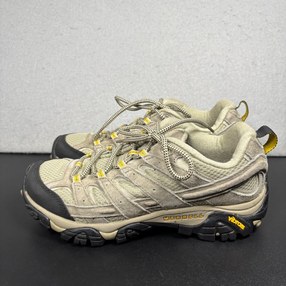 Merrell Moab 2 Vent Trail Hiking Shoes Taupe Gray Womens Size 8 Wide Low Outdoor
